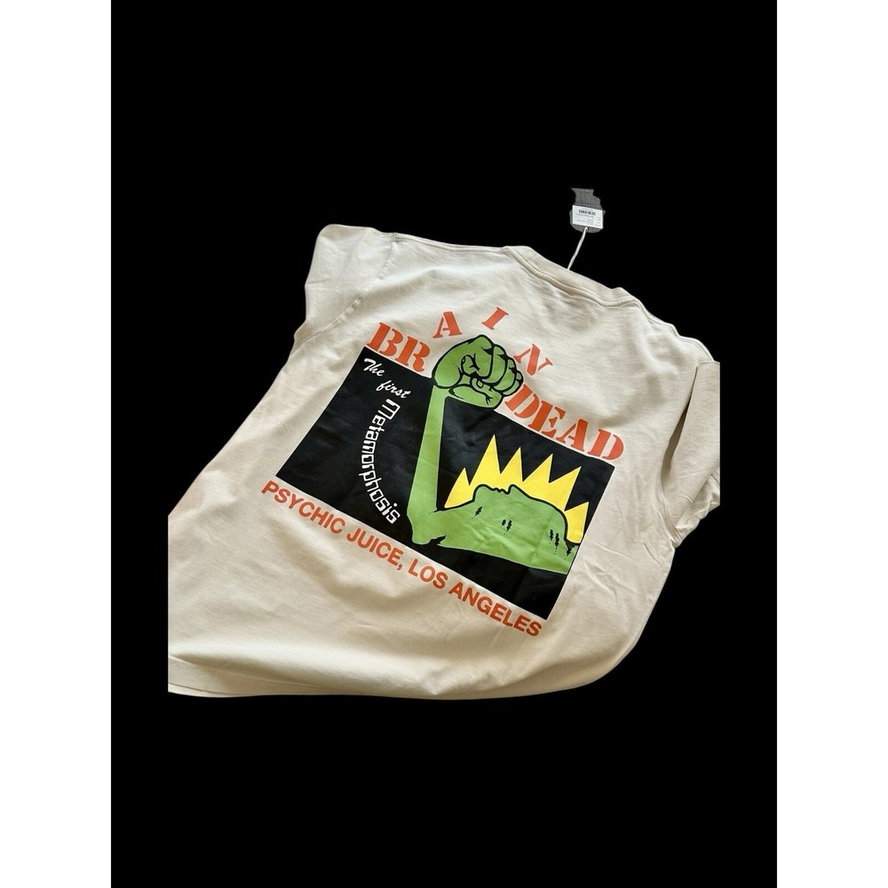 Brain Dead Fall 2021 T Shirt Psychic Juice Los Angeles‎ Men's Small Streetwear